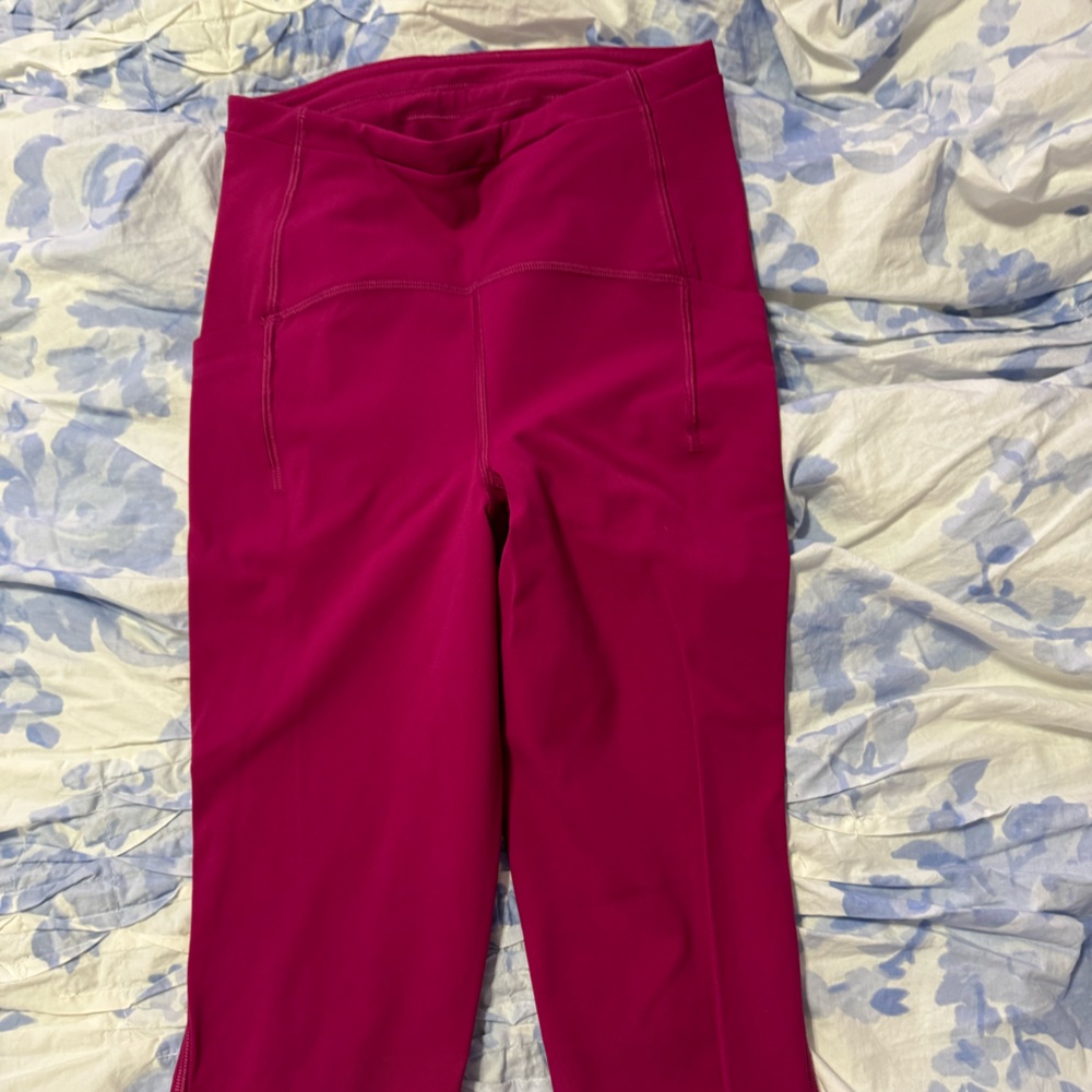 pink lulu leggings